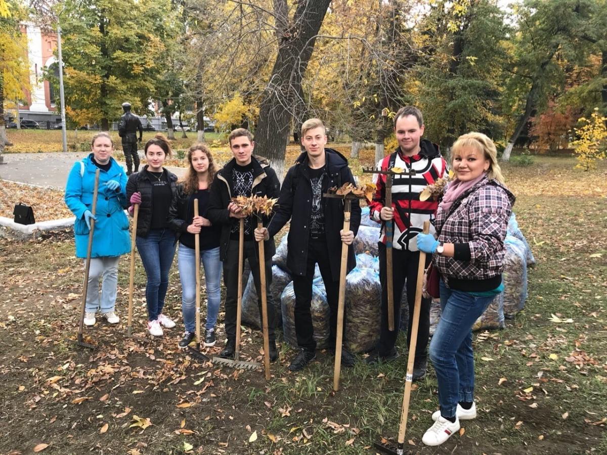 Студенты Саратовского ГАУ приняли участие в субботнике