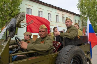 Студенты и преподаватели Марксовского техникума приняли участие в шествии «Бессмертного полка»