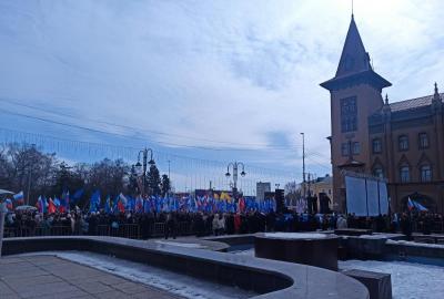 Участие в митинге-концерте «Наш выбор – быть вместе»