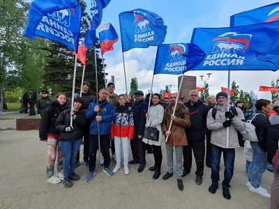 Вавиловцы приняли участие в патриотической акции  на Соколовой горе